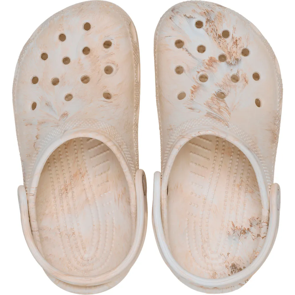 Купить Crocs 211602-2lg-j3 Деревянные башмаки Classic Watercolor Marbled Bone Swirl 35x25x15 EU 34 7ft.ru в интернет магазине Семь Футов