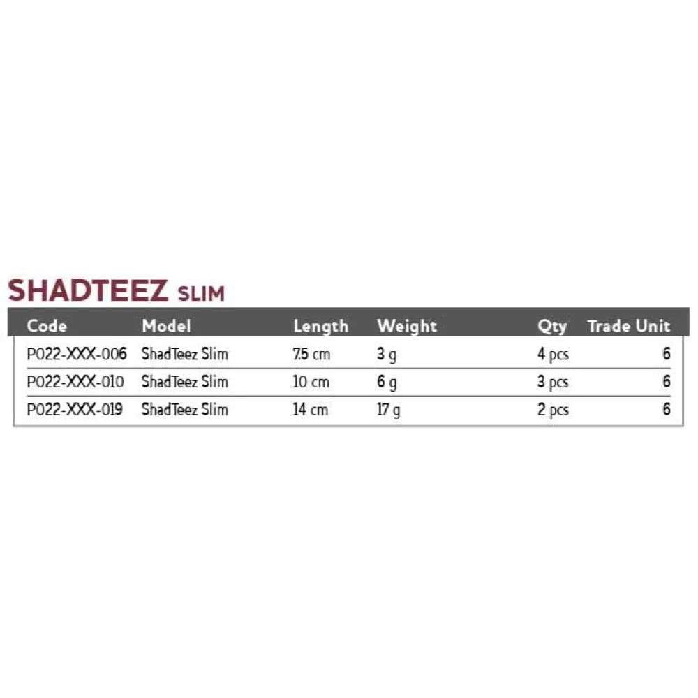 Купить Westin P022-644-006 Shad Teez Slim 75 Mm 3g Многоцветный  Tiger Perch 7ft.ru в интернет магазине Семь Футов