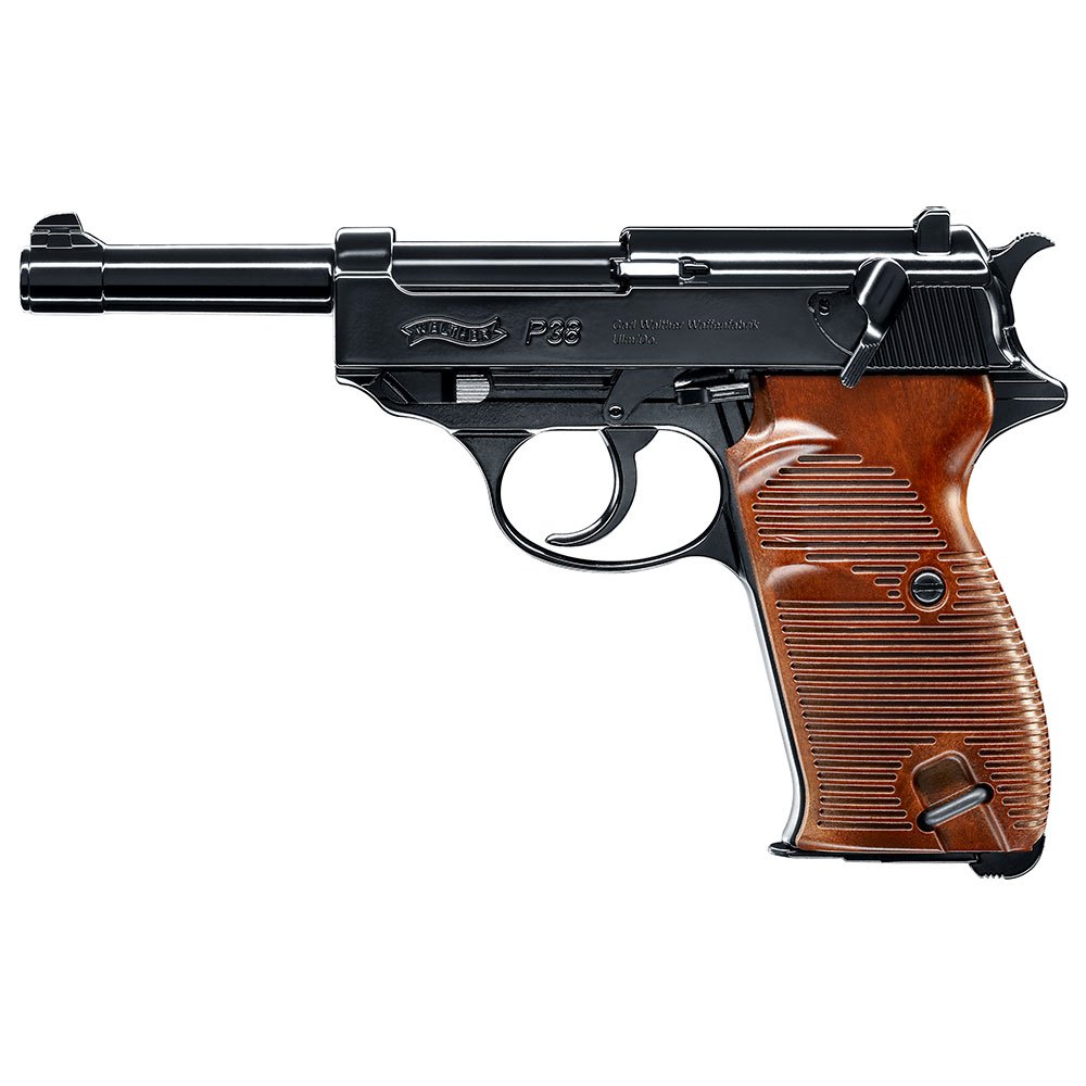 Купить Walther 103-58089 P38 Co2 Пистолет-пеллета  Black 4.5 mm Охота 7ft.ru в интернет магазине Семь Футов