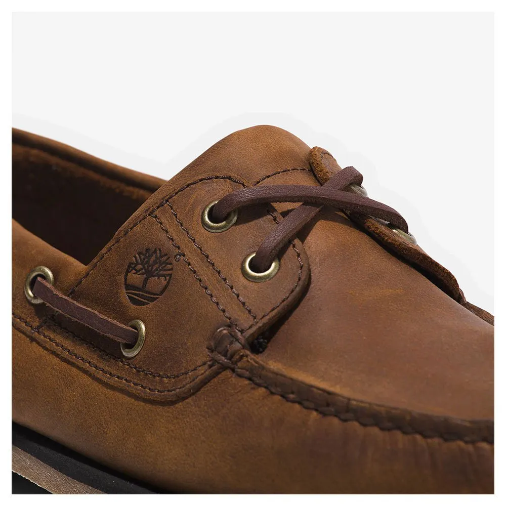 Купить Timberland tb0a2fzxem41w-060 Палубные туфли Classic Mid Brn / Full Grain 35x25x15 EU 39 7ft.ru в интернет магазине Семь Футов