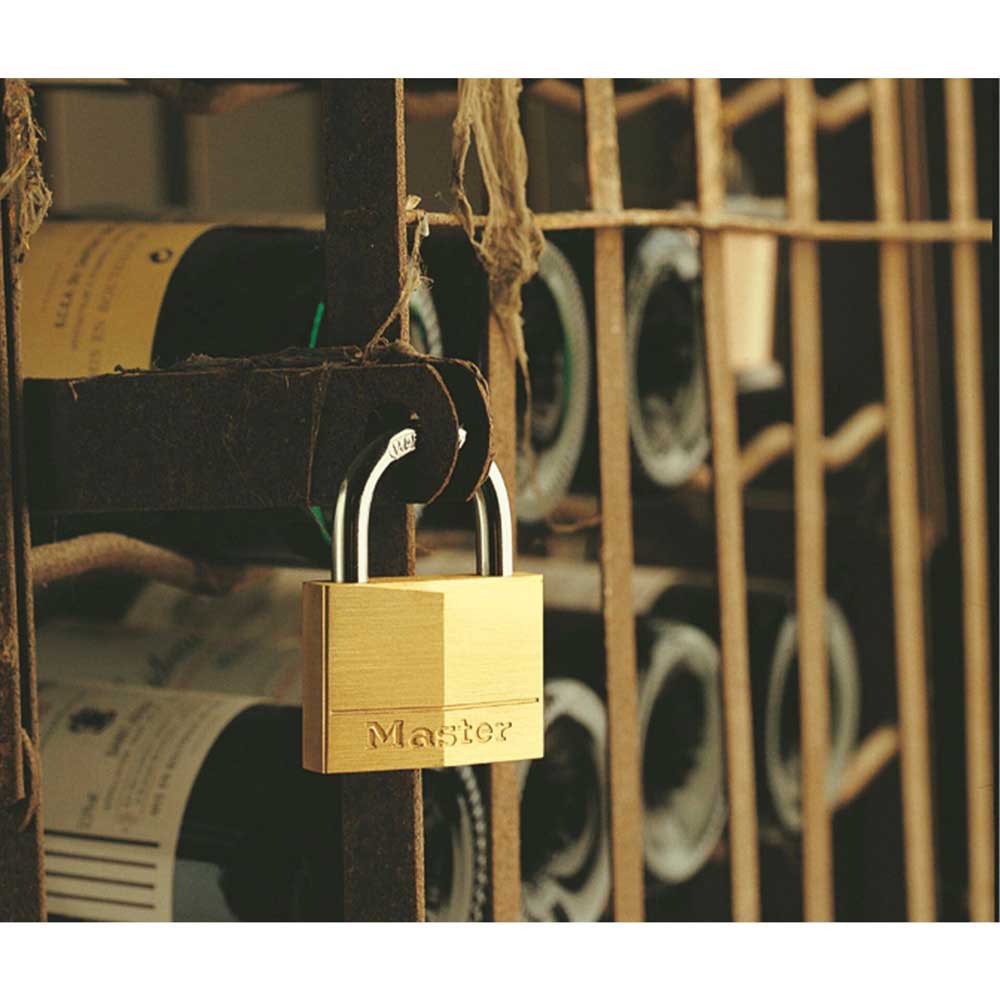 Купить Master lock 63618 Латунный бантовый замок Золотистый Bronze 40 x 22 mm 7ft.ru в интернет магазине Семь Футов