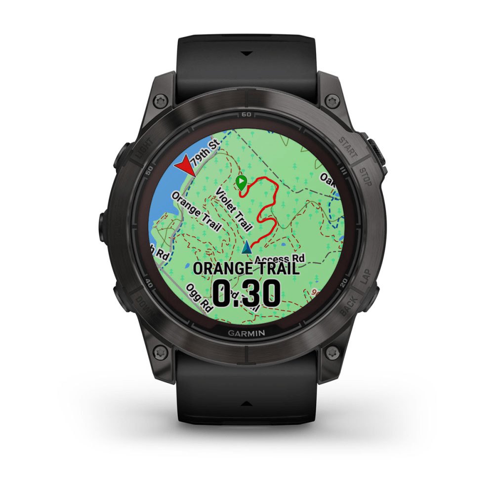 Купить Garmin 010-02778-11 Часы Fenix 7X Pro Sapphire Solar Серебристый Carbon Grey Titanium / Black Band 7ft.ru в интернет магазине Семь Футов