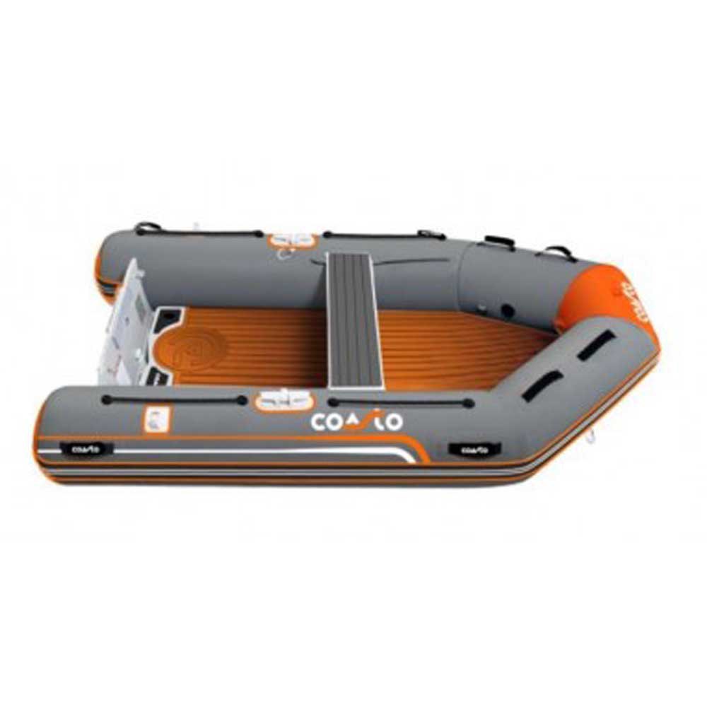 Купить Coasto 3700691413758 250 Развлекательная надувная лодка Серый Grey / Orange 3 Places  7ft.ru в интернет магазине Семь Футов