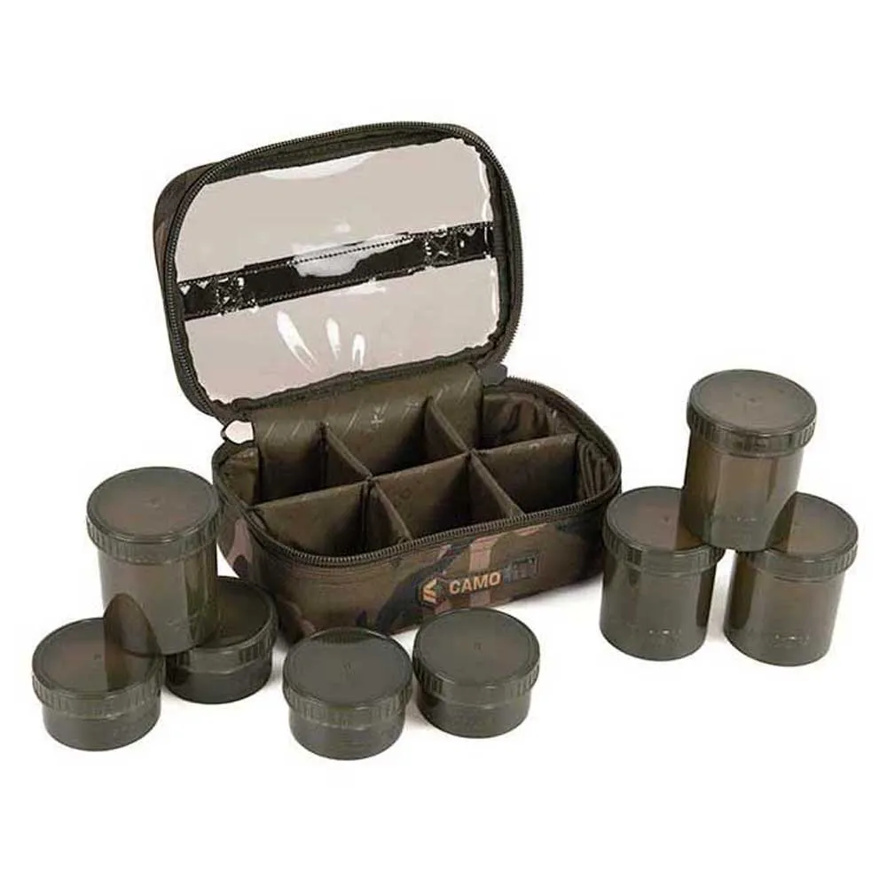 Купить Fox international CLU502 мешок для приманки Camolite™ 8 Pot Hookbait Camo 7ft.ru в интернет магазине Семь Футов