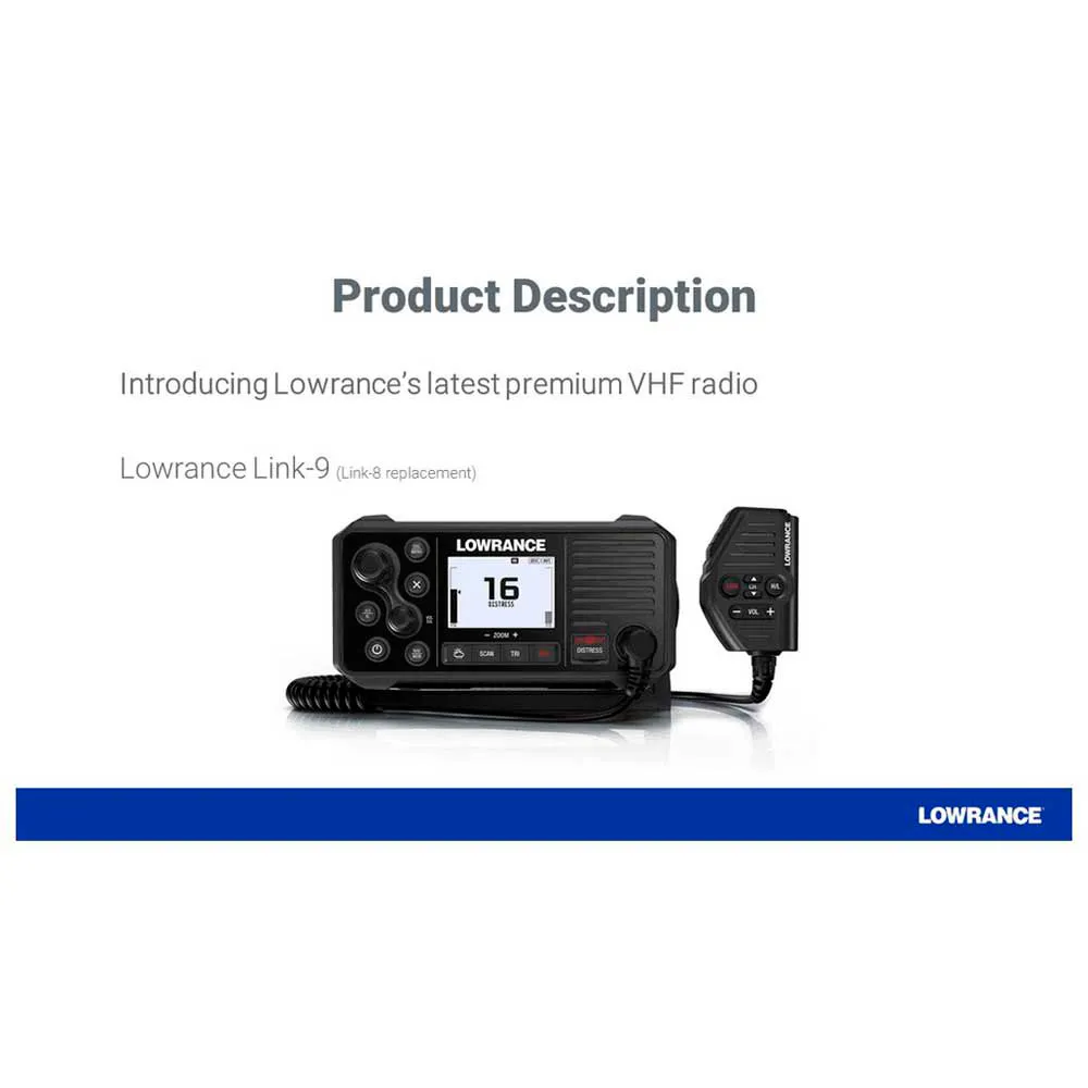 Купить Lowrance lw602 Спица Link-9 Class D VHF Black 25x20x12 7ft.ru в интернет магазине Семь Футов