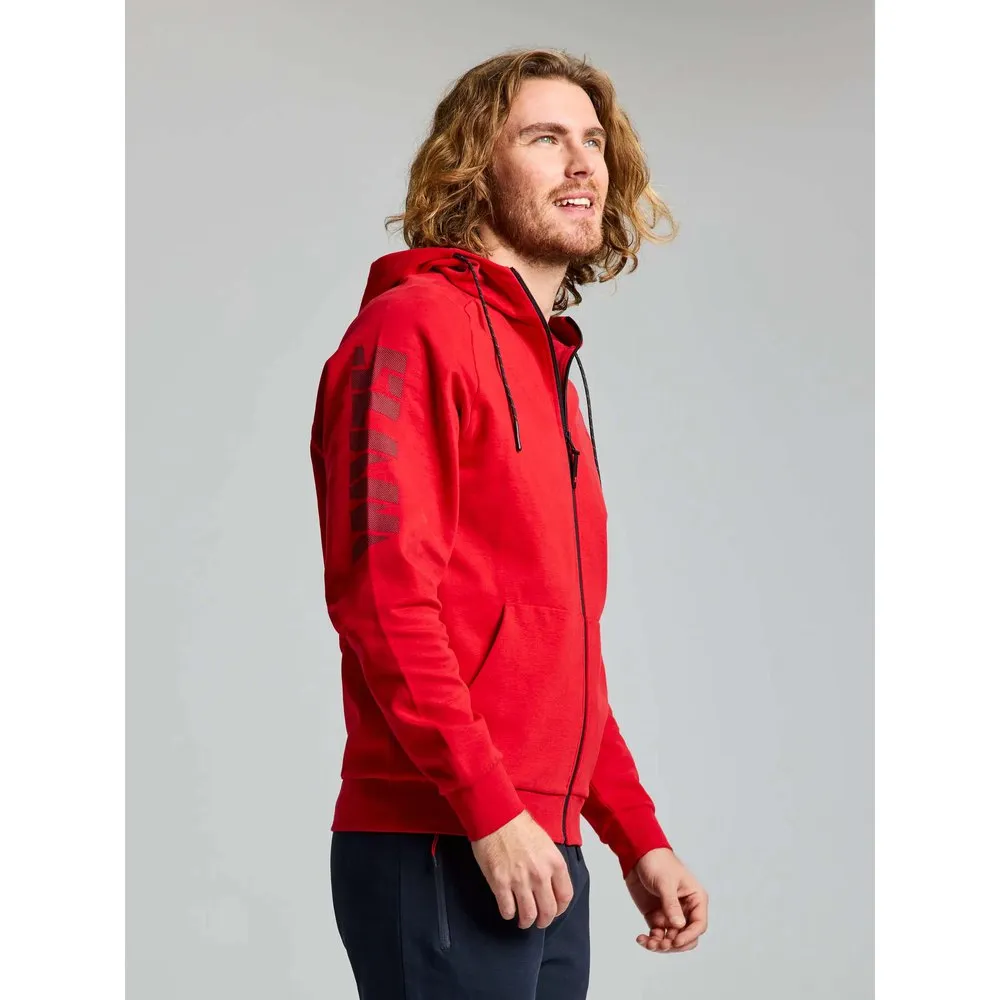 Купить Slam A106008S00-W07-XL Толстовка на молнии Logo Красный Real Red XL 7ft.ru в интернет магазине Семь Футов