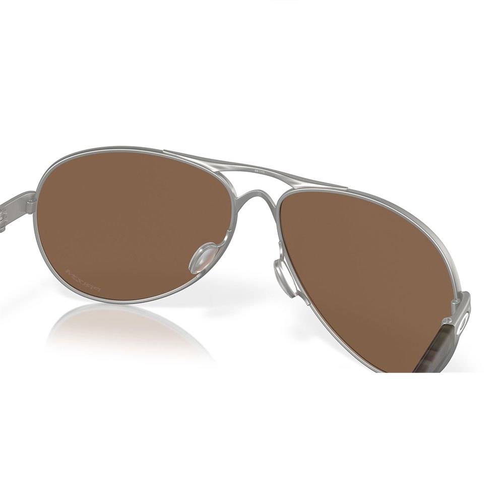 Купить Oakley OO4079-4759 Feedback Солнцезащитные Очки  Satin Chrome Prizm Bronze/CAT3 7ft.ru в интернет магазине Семь Футов