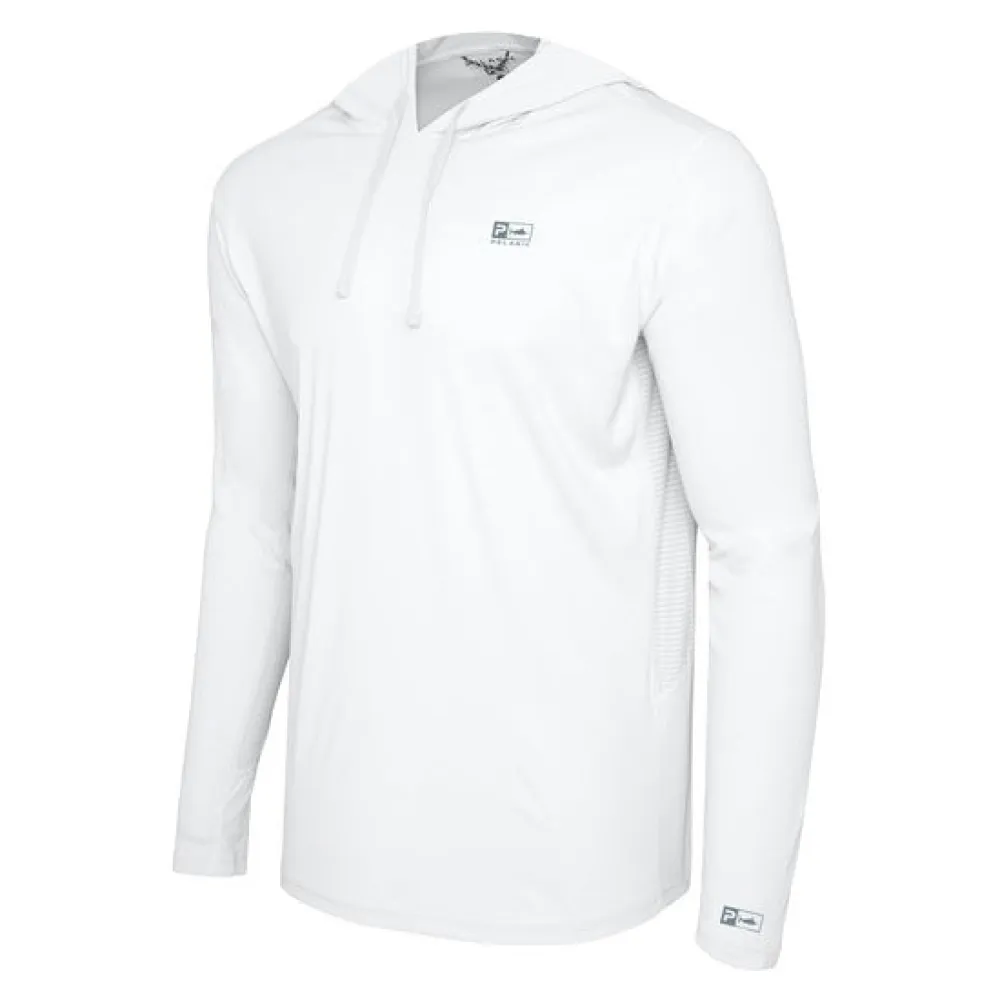 Купить Pelagic 1015261005-wht-xxxl Худи с УФ-защитой Vaportek Goione Tuna White 35x25x10 3XL 7ft.ru в интернет магазине Семь Футов