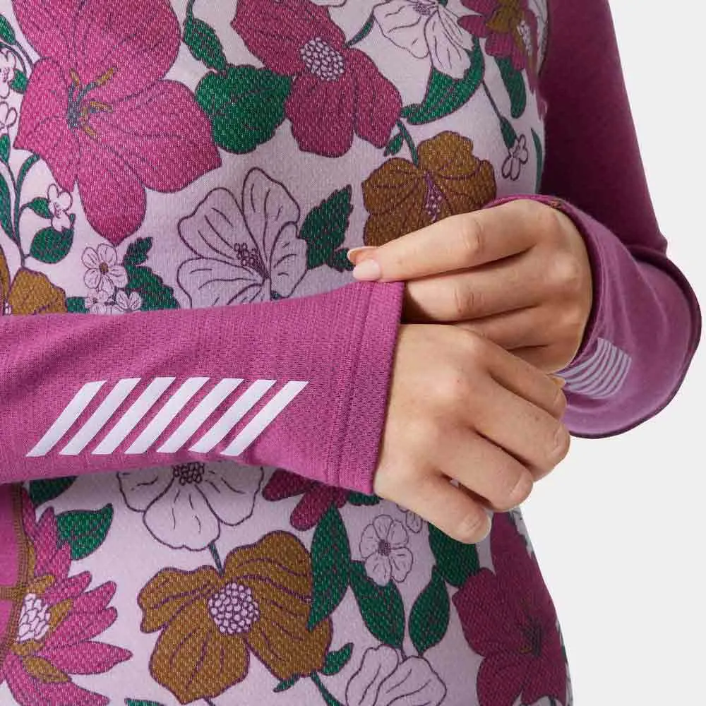 Купить Helly hansen 49379_663-s Базовый слой с длинным рукавом Lifa Merino Midweight Gra Magenta 2.0 60x40x40 7ft.ru в интернет магазине Семь Футов