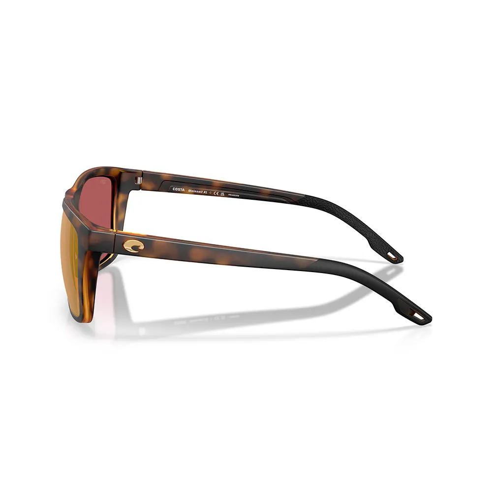 Купить Costa 06s9131-91310859 поляризованные солнцезащитные очки Mainsail xl Matte Tortoise 20x10x10 Gold Mirror 580G/CAT3 7ft.ru в интернет магазине Семь Футов