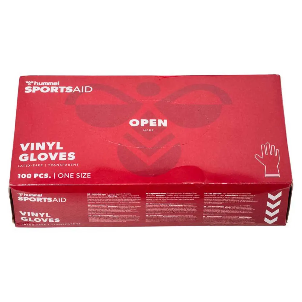 Купить Hummel 210797-9001- Виниловые перчатки 100 Единицы White 22x15x10 7ft.ru в интернет магазине Семь Футов