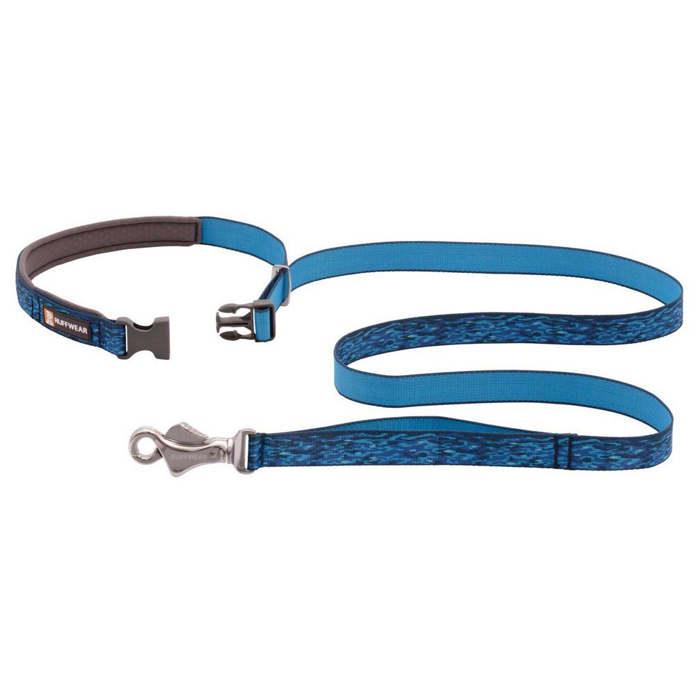 Купить Ruffwear 40305-934 Flat Out Поводок для собак Голубой Oceanic Distortion 7ft.ru в интернет магазине Семь Футов