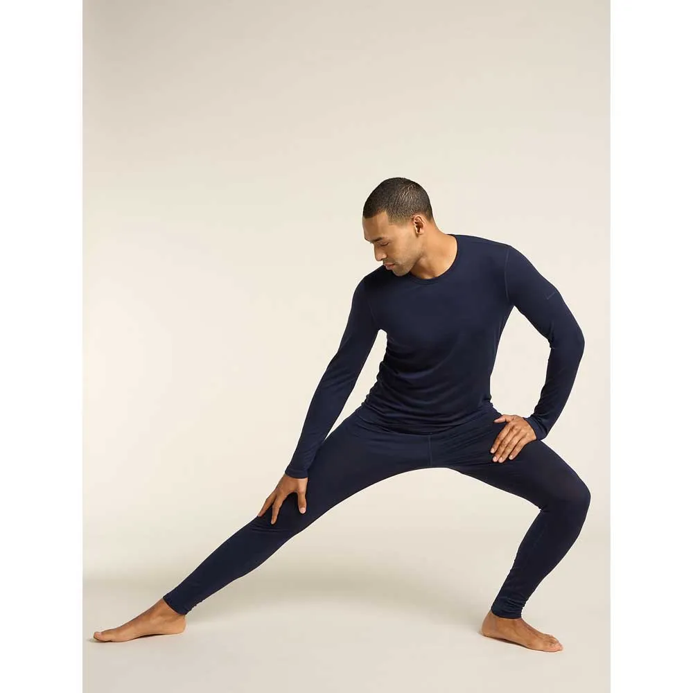 Купить Icebreaker 0A5763401M Базовый слой с длинным рукавом Merino Core Midweight Голубой Midnight Navy M 7ft.ru в интернет магазине Семь Футов