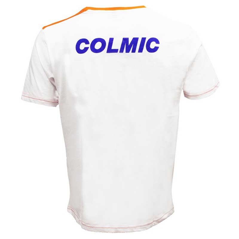 Купить Colmic ABT015C Футболка с коротким рукавом Logo Белая White / Orange L 7ft.ru в интернет магазине Семь Футов
