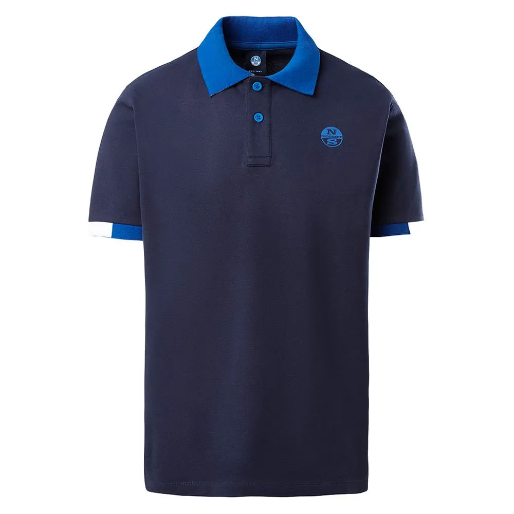 Купить North sails 692400-0802-XXL Поло с короткими рукавами Graphic 692400 Голубой Navy Blue 2XL 7ft.ru в интернет магазине Семь Футов