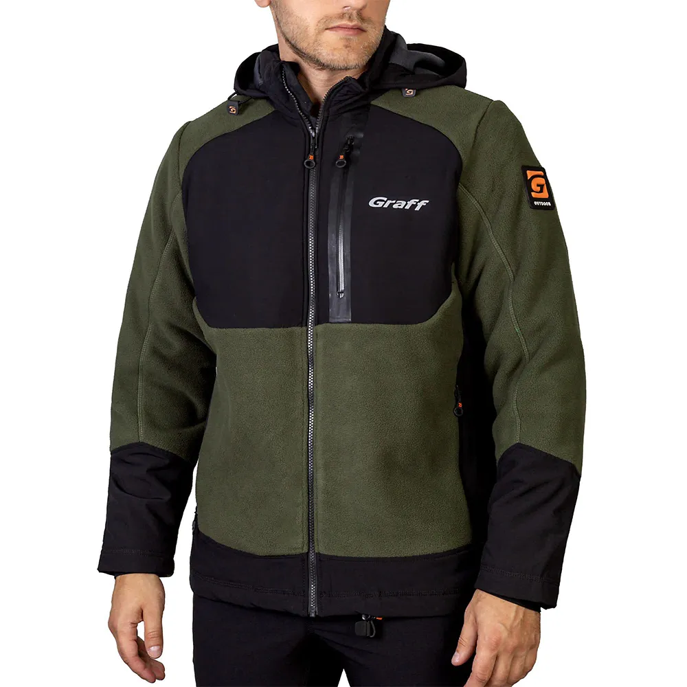 Купить Graff 562-ws-l Куртка Waterstop Fleece 562-WS Green / Black 60x40x25 7ft.ru в интернет магазине Семь Футов