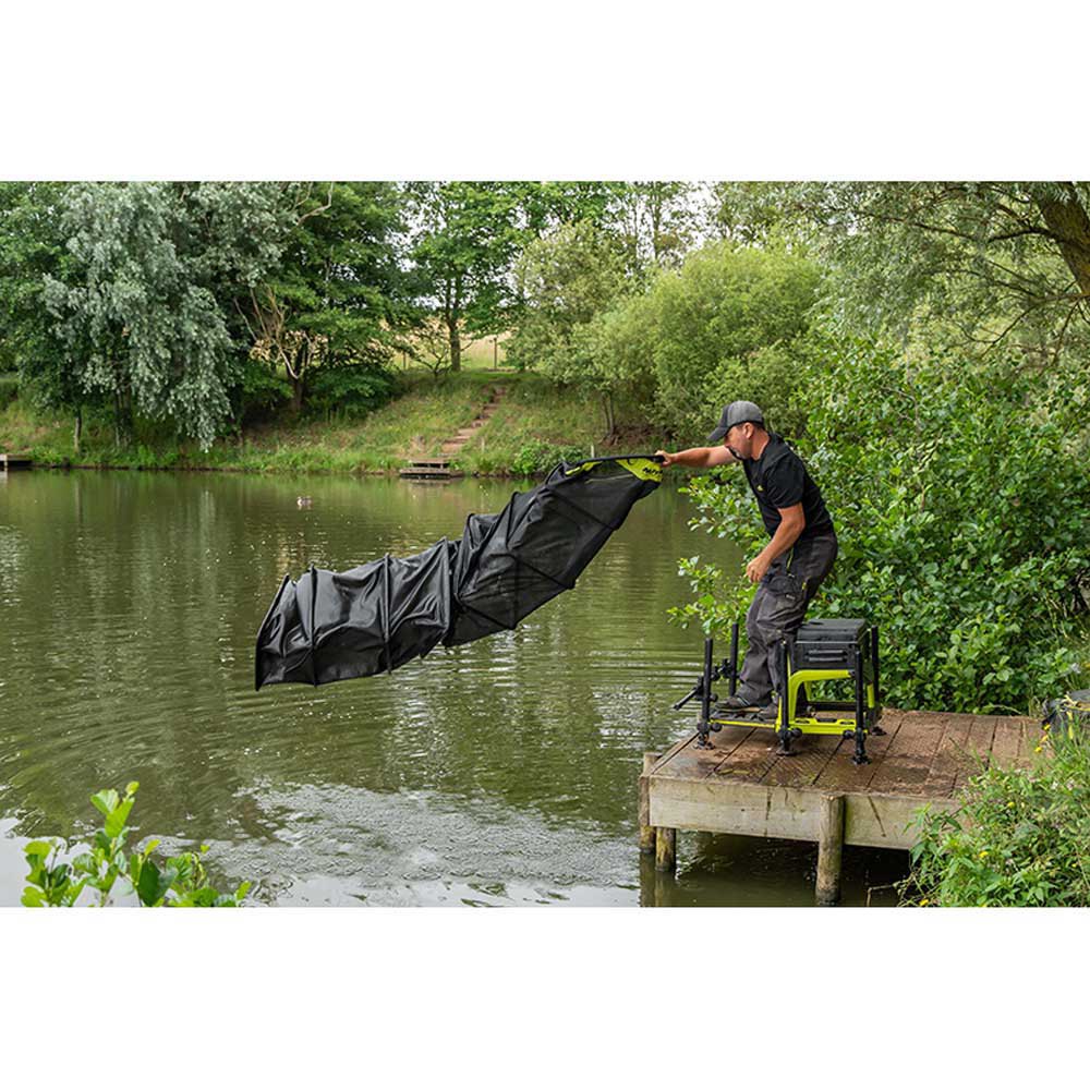 Купить Matrix fishing GLN075 Carp Safe Keepnet Зеленый  Black 300 cm 7ft.ru в интернет магазине Семь Футов