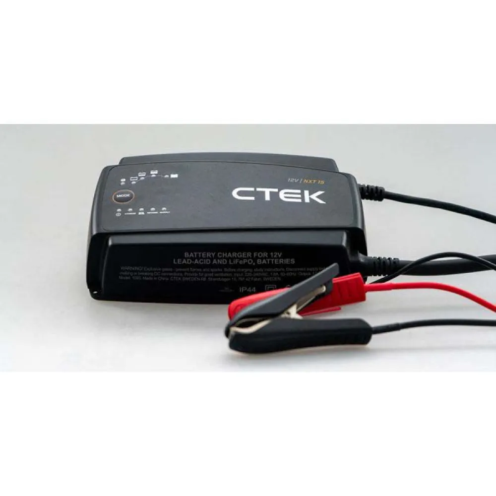 Купить CTEK 40-725 Зарядное устройство NXT 15 EU 12V 15A Black 23x13x7 7ft.ru в интернет магазине Семь Футов