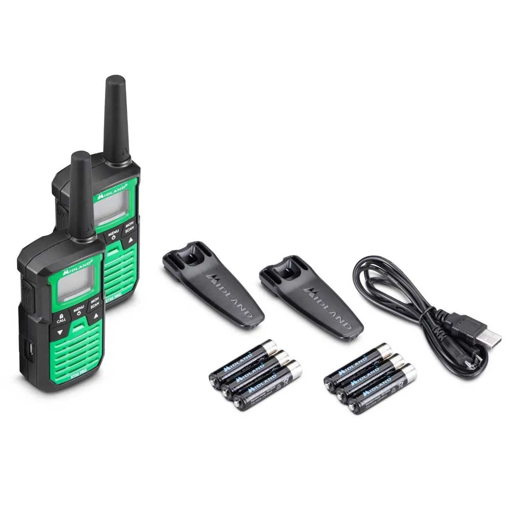 Купить Midland C1463 рации XT30 PRO Зеленый  Green 7ft.ru в интернет магазине Семь Футов