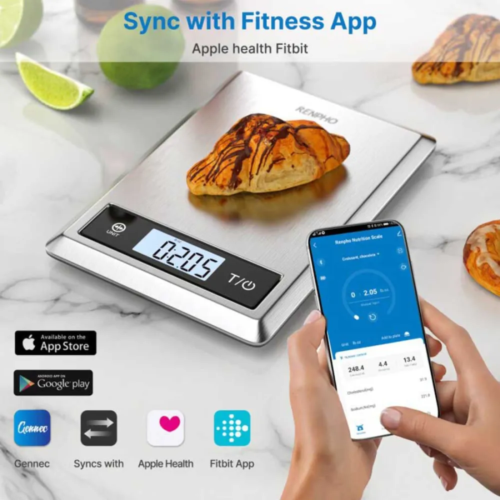 Купить Renpho peu-es-sns01-sl-n1 Весы Calibra 1 Grey 28x28x5 7ft.ru в интернет магазине Семь Футов