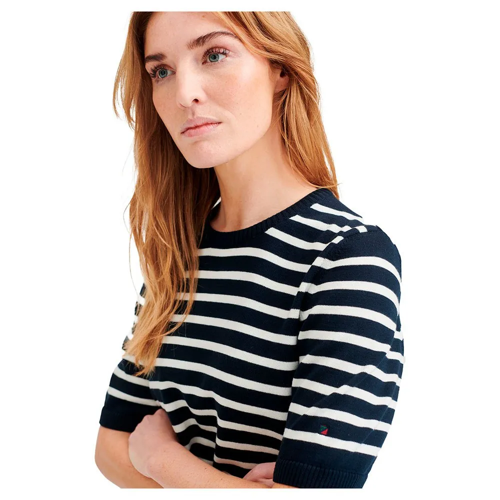 Купить Redgreen 171612107-168-xxl Футболка с коротким рукавом Aimee Navy Stripe 30x25x2 2XL 7ft.ru в интернет магазине Семь Футов