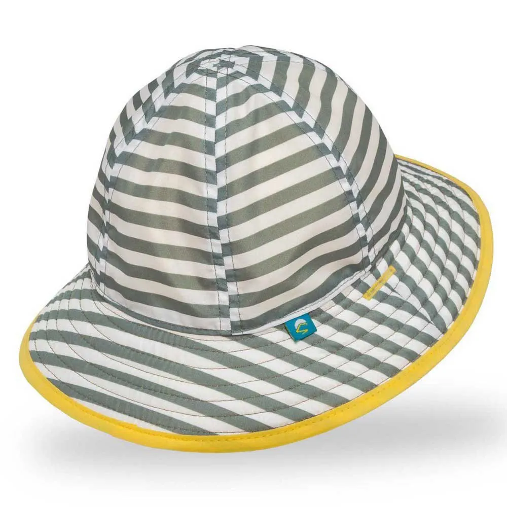 Купить Sunday afternoons 818865027069 Шляпа Sunskipper Quarry Stripe / Lemon 20x20x15 0-6 Months 7ft.ru в интернет магазине Семь Футов