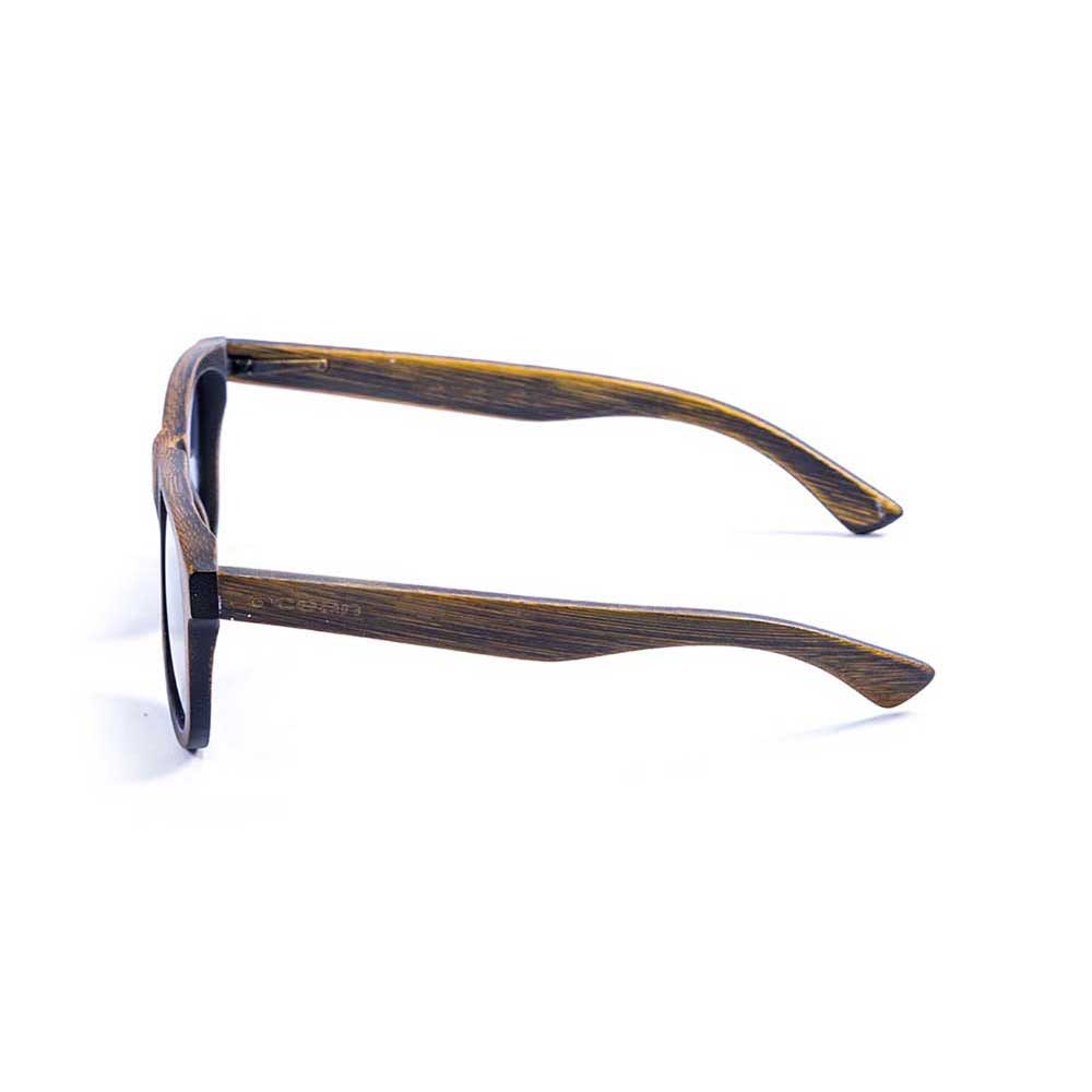 Купить Ocean sunglasses 53002.01 поляризованные солнцезащитные очки Nelson Bamboo Black / Smoke 7ft.ru в интернет магазине Семь Футов