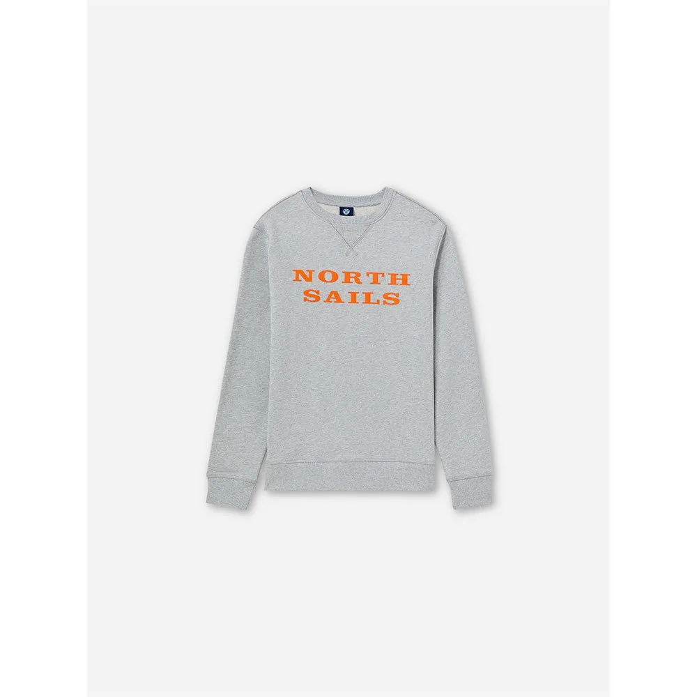 Купить North sails 691004-0926-2 Толстовка с капюшоном 691004 Graphic Серый Grey Melange S 7ft.ru в интернет магазине Семь Футов