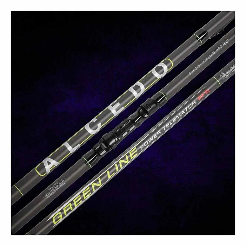 Купить Alcedo 95011036 Матчевое Удилище для Рыбалки Green Line Power Tele Black / Green 3.60 m 7ft.ru в интернет магазине Семь Футов