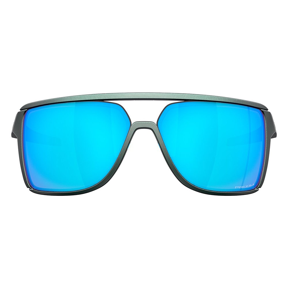 Купить Oakley OO9147-1363 Солнцезащитные очки Castel  Matte Silver / Blue Colorshift Prizm Sapphire/CAT3 7ft.ru в интернет магазине Семь Футов