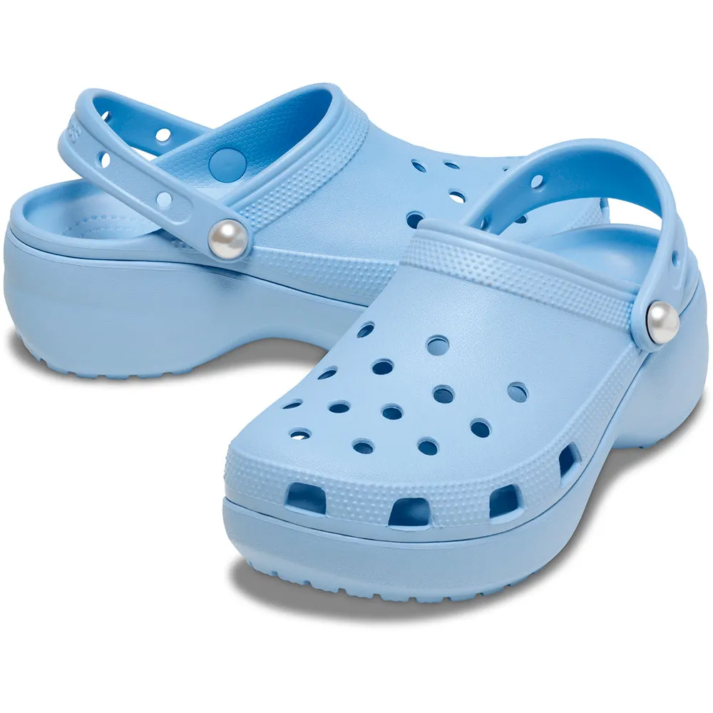 Купить Crocs 211231-4ns-w4 Деревянные башмаки Classic Platform Pearl Blue Calcite 35x25x15 EU 33 7ft.ru в интернет магазине Семь Футов