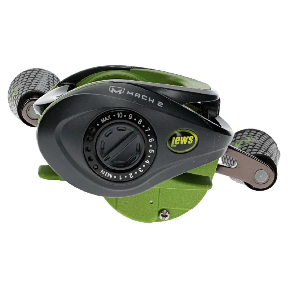 Купить Lews mh2shlg3 Катушка для бейткастинга Mach 2 Black / Green 20x15x15 Ratio: 5.5:1 7ft.ru в интернет магазине Семь Футов