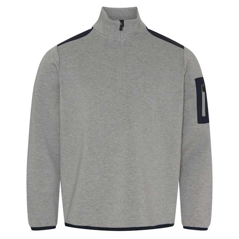 Купить Sea ranch 24-7-221-9014-3XL Толстовка с полумолниеймолнией Tuke Серый Grey Melange 3XL 7ft.ru в интернет магазине Семь Футов