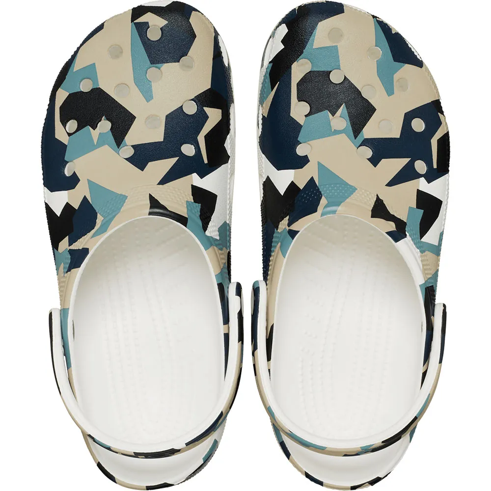 Купить Crocs 211009-94s-m7/w9 Деревянные башмаки Geo Camo White / Multi 35x25x15 EU 39 7ft.ru в интернет магазине Семь Футов