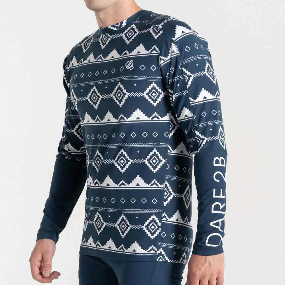 Купить Dare2B DMU398-F2M-M Набор базовых слоев Exchange III Moonlight Denim Fairisle Print M 7ft.ru в интернет магазине Семь Футов