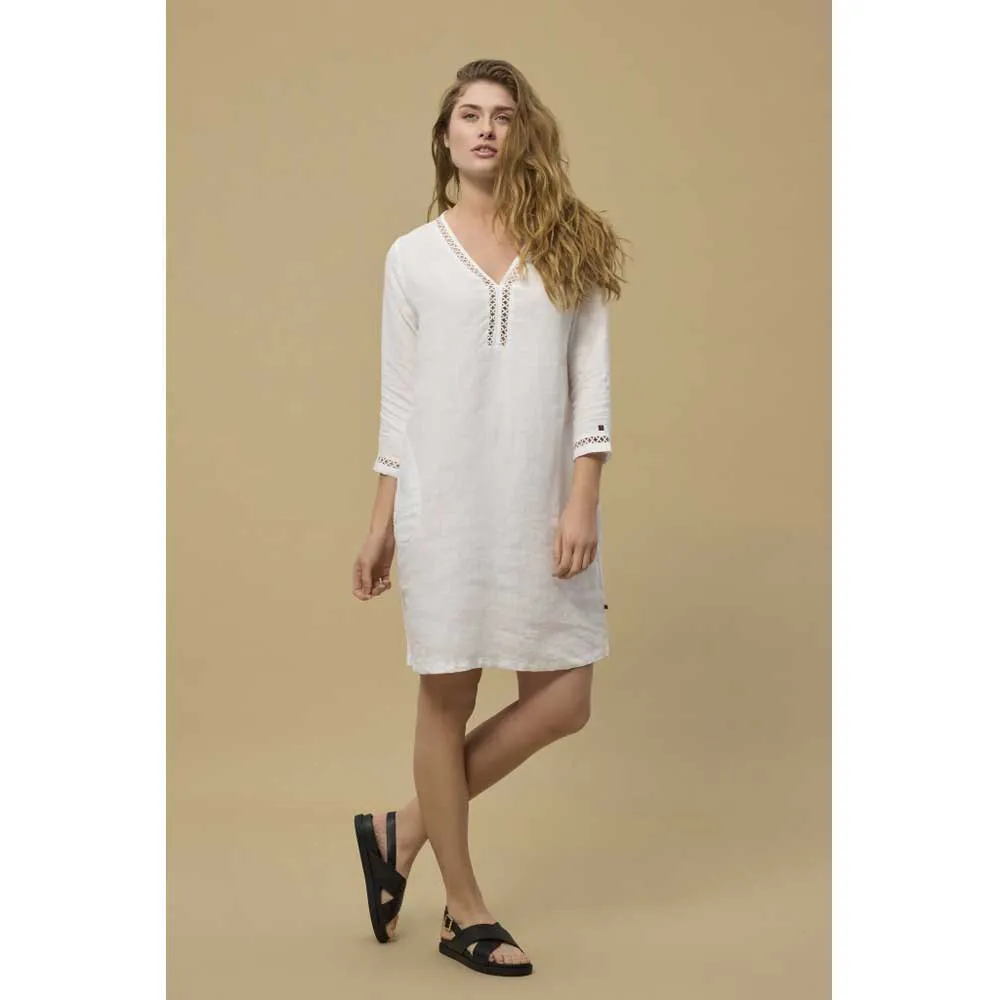 Купить Redgreen 170912406-010-s Платье Diaz Linen White 30x20x10 7ft.ru в интернет магазине Семь Футов