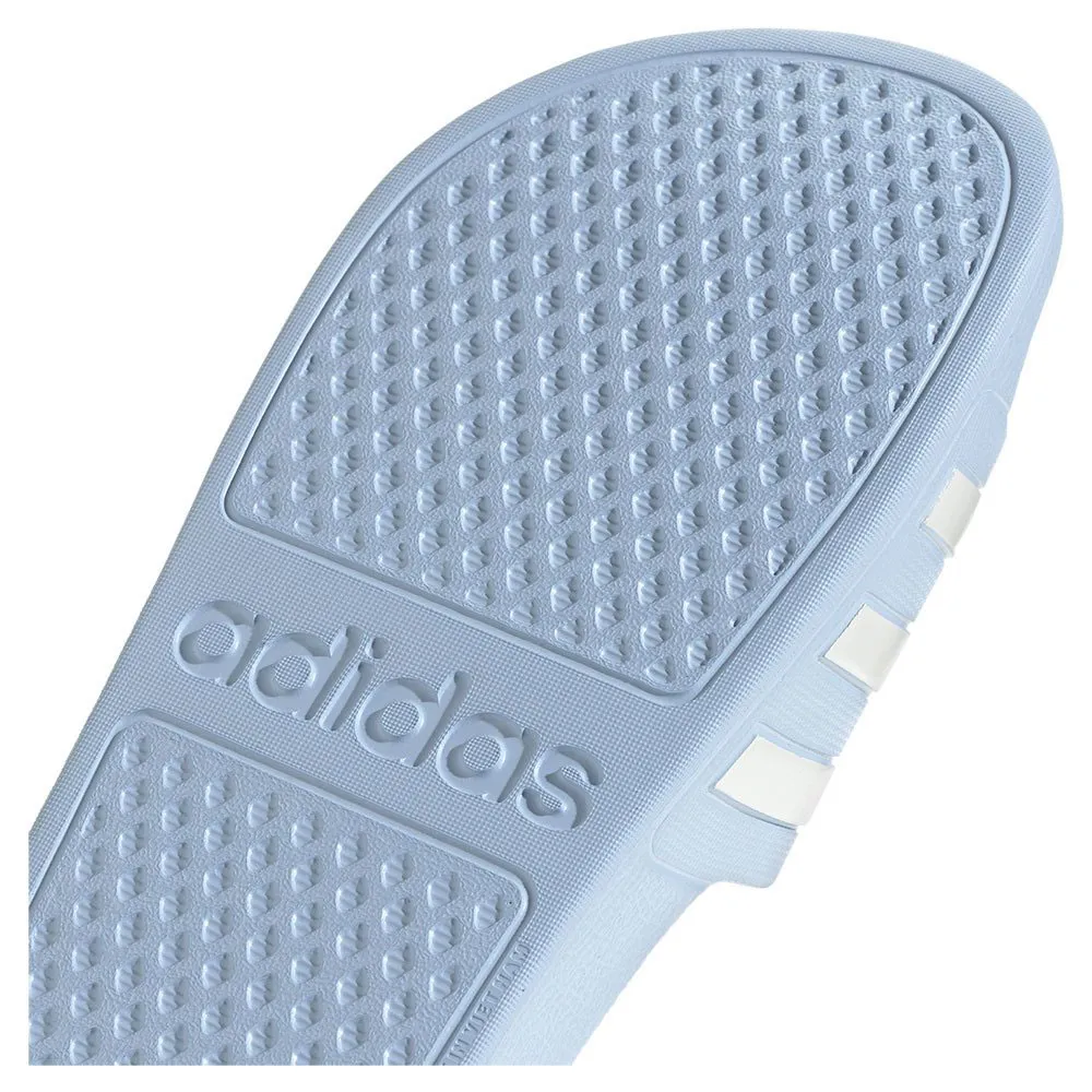 Купить adidas ie8919/6 Шлёпанцы Adilette Aqua Glow Blue / Zero Met / Zero Met 32x20x10 EU 39 7ft.ru в интернет магазине Семь Футов