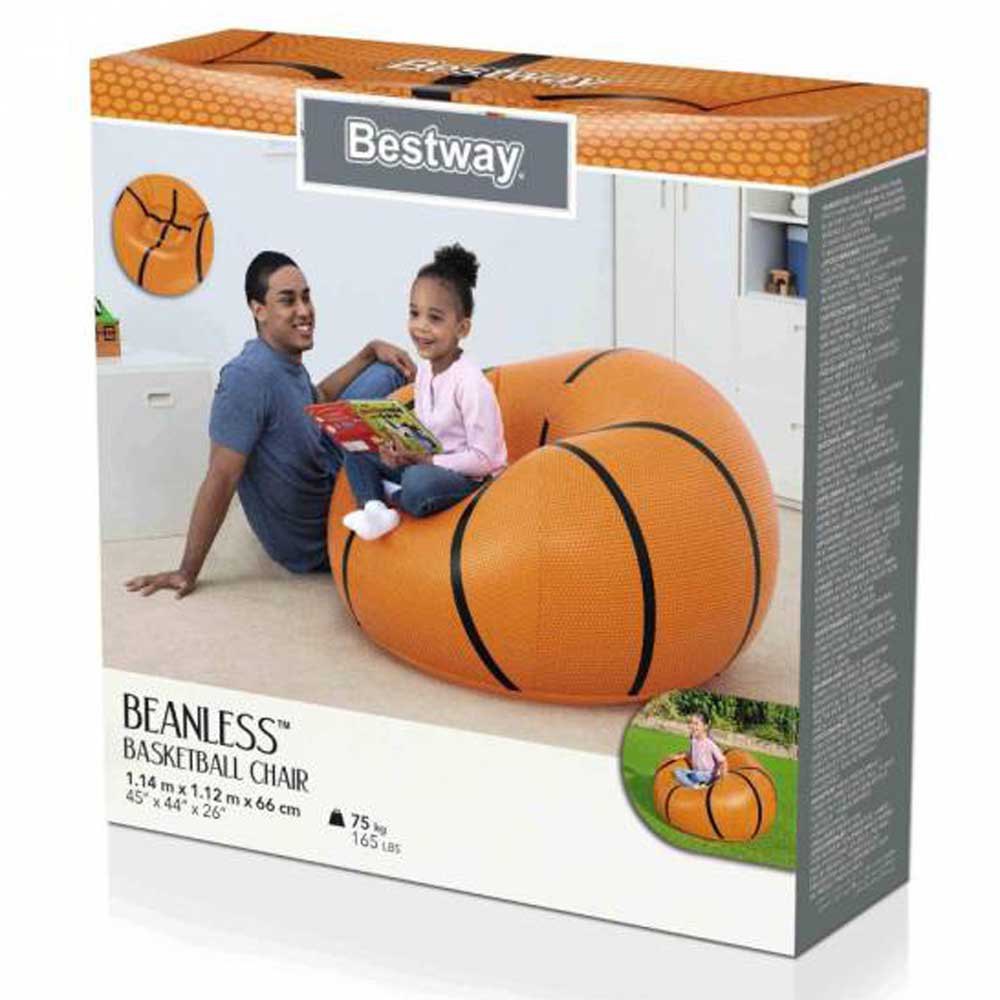 Купить Bestway 75103 Basketball Chair Воздушный стул  Orange / Black +6 Years 7ft.ru в интернет магазине Семь Футов