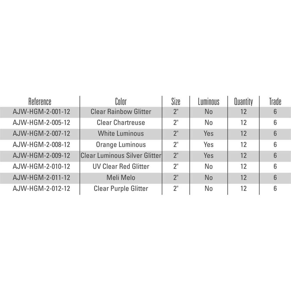 Купить Mustad AJW-HGM-2-007-12-UNIT Aji Hellgramite Мягкая приманка 50 mm White Luminous 7ft.ru в интернет магазине Семь Футов