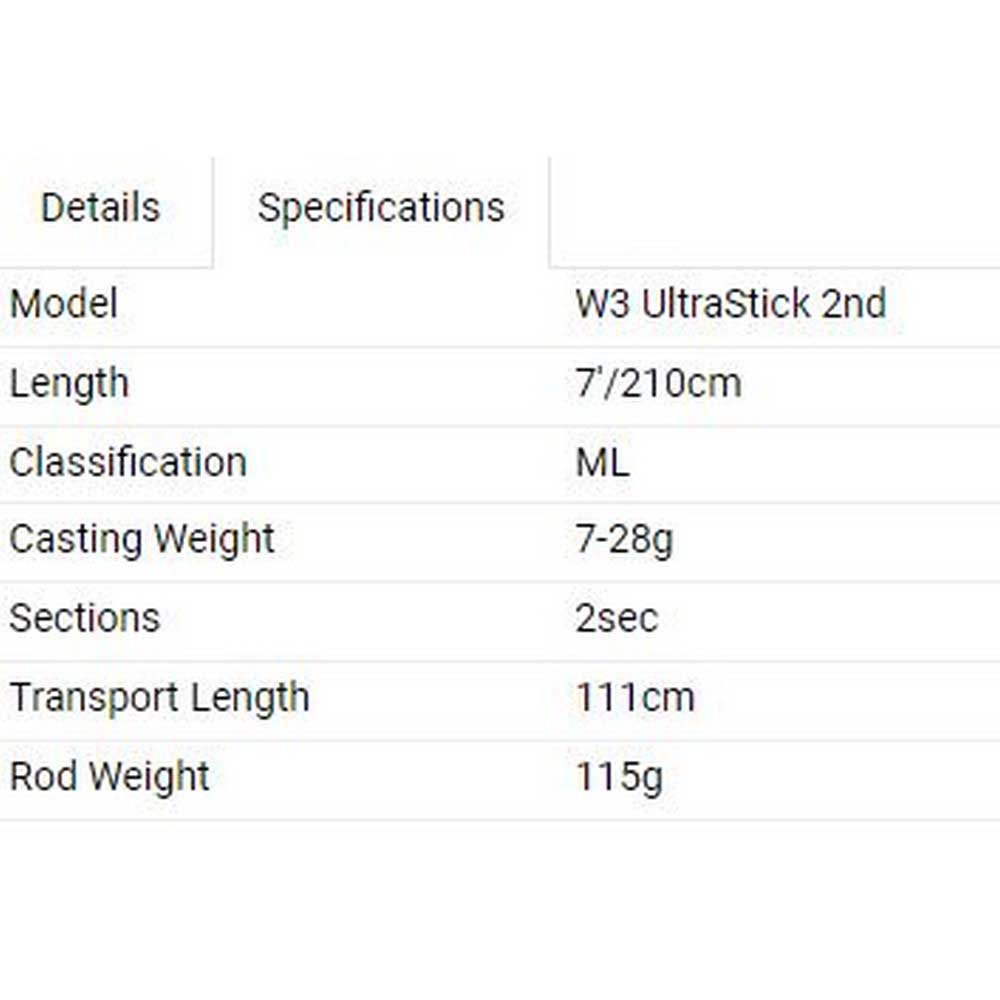 Купить Westin W358-0702-M W3 UltraStick 2nd Спиннинговая Удочка Черный Grey 2.10 m  7ft.ru в интернет магазине Семь Футов