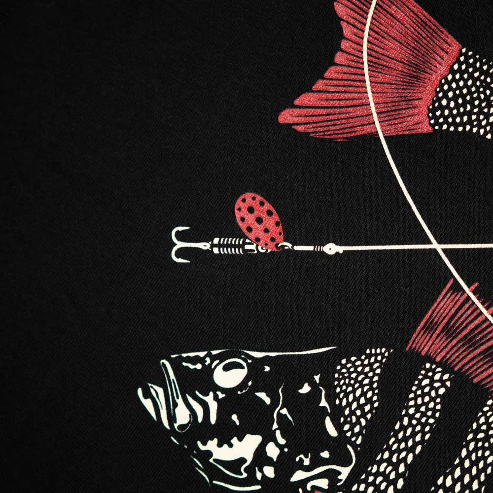 Купить Kumu e-007530000290070000 Футболка с коротким рукавом Lure Them In Black 30x20x5 4XL 7ft.ru в интернет магазине Семь Футов