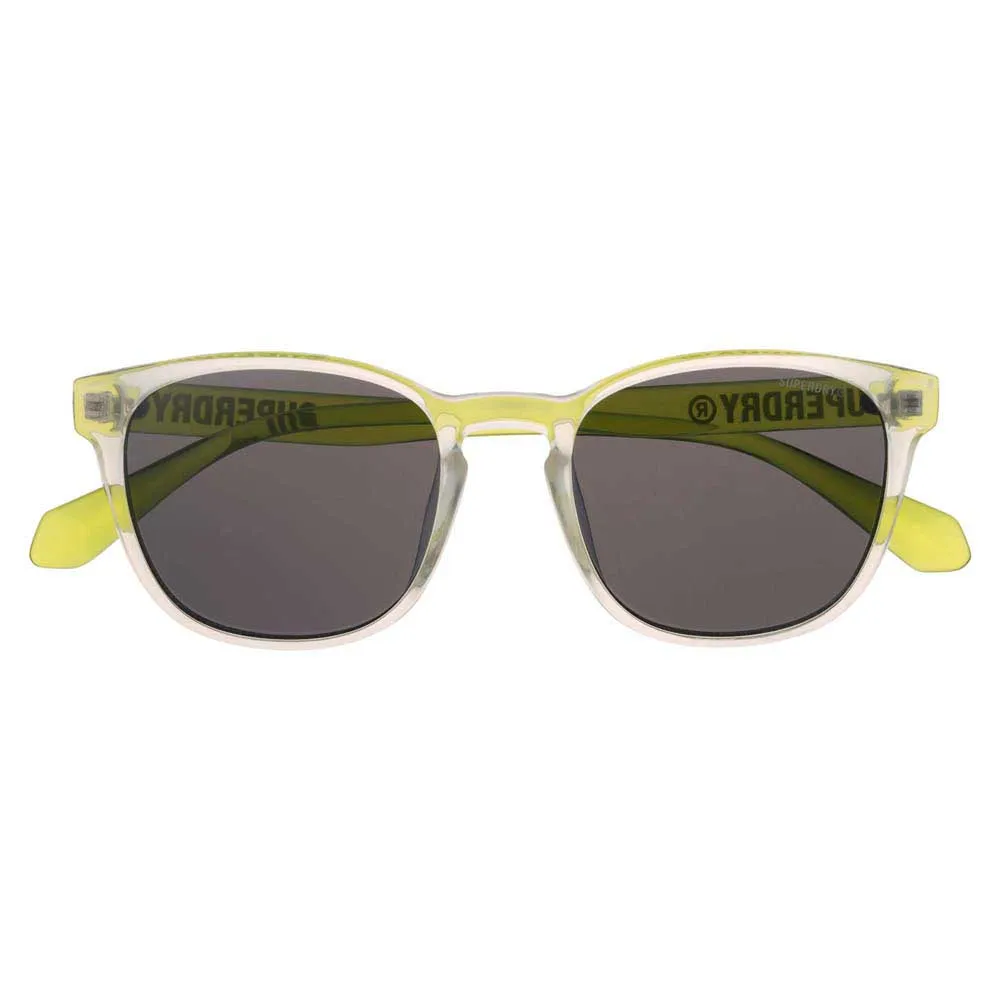 Купить Superdry 996097-04-3030 Солнцезащитные очки Sds-5038-100 Crystal / Lime Solid Smoke/CAT3 7ft.ru в интернет магазине Семь Футов