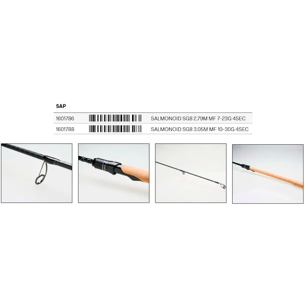 Купить Savage gear 1601786 спиннинговое удилище Salmonoid SG8 4 Секции Black / Silver 2.79 m 7ft.ru в интернет магазине Семь Футов