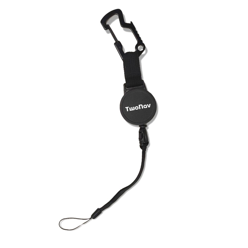 Купить TwoNav 3149 Multifunctional Retractable Lanyard Lanyard Выдвижной ремешок Black 7ft.ru в интернет магазине Семь Футов