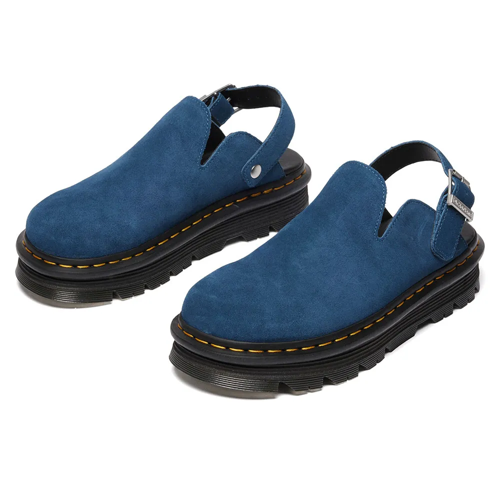 Купить Dr martens 3193-7401-065 Деревянные башмаки Zebzag Mule Neptune Blue 35x25x15 EU 40 7ft.ru в интернет магазине Семь Футов