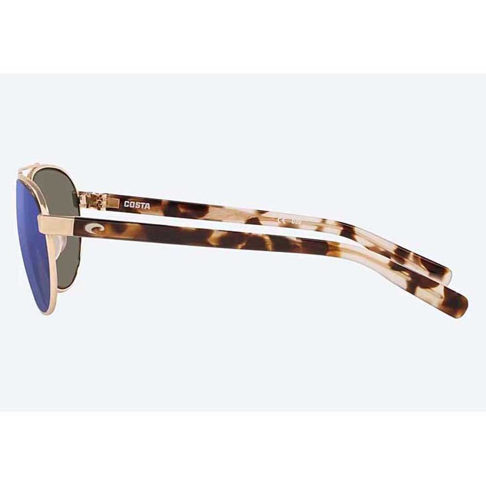 Купить Costa 06S4007-40070457 Зеркальные поляризованные солнцезащитные очки Fernandina Brushed Gold Blue Mirror 580G/CAT3 7ft.ru в интернет магазине Семь Футов