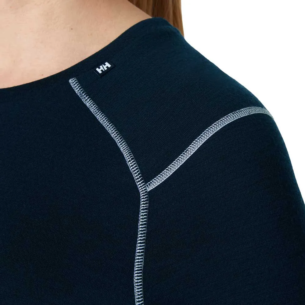 Купить Helly hansen 49541_597-1x Базовый слой с длинным рукавом Lifa Merino Midweight Plus Navy 60x40x30 7ft.ru в интернет магазине Семь Футов