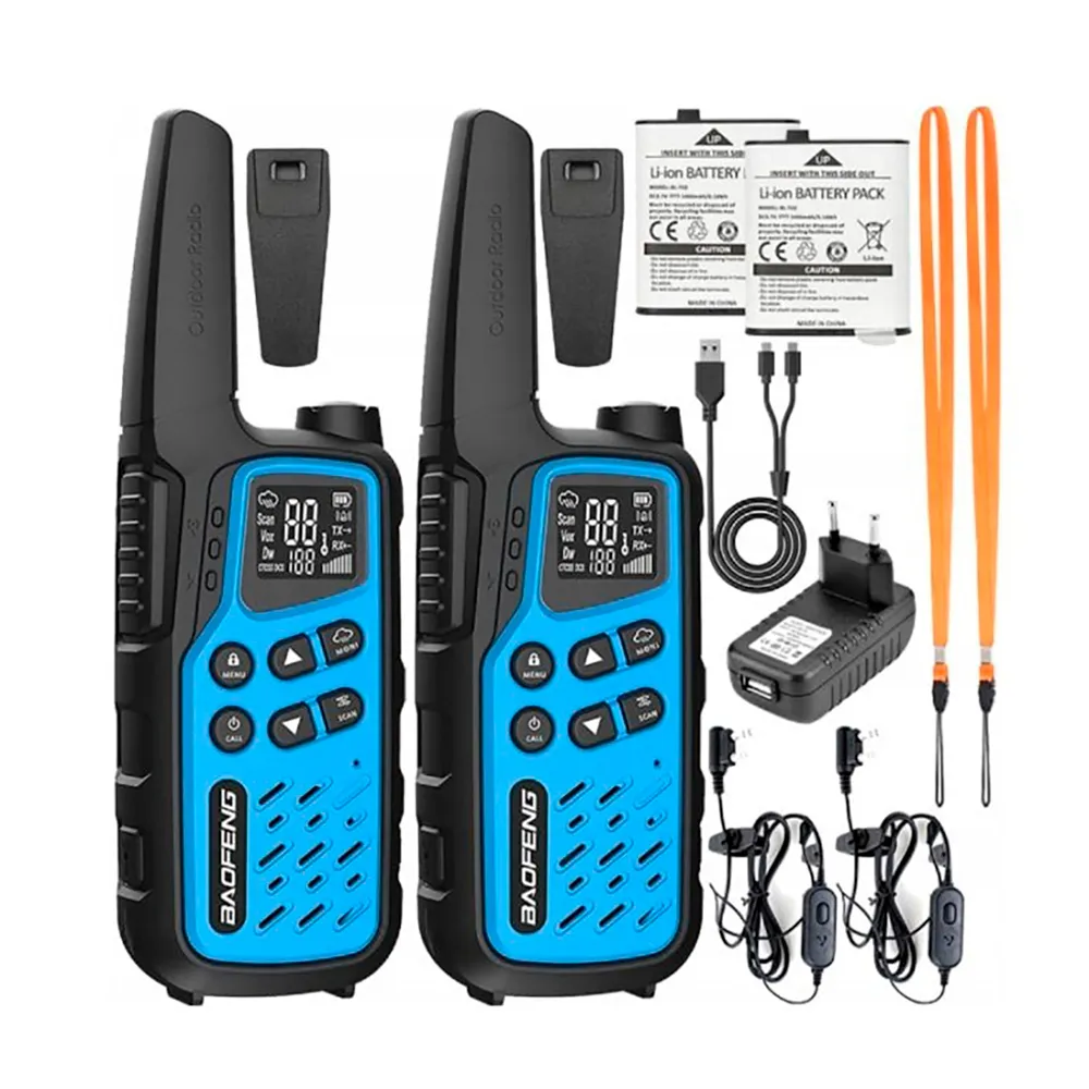 Купить Baofeng radbafkro0013 рация BF-T25E 2 Единицы Blue 21x6x21 7ft.ru в интернет магазине Семь Футов