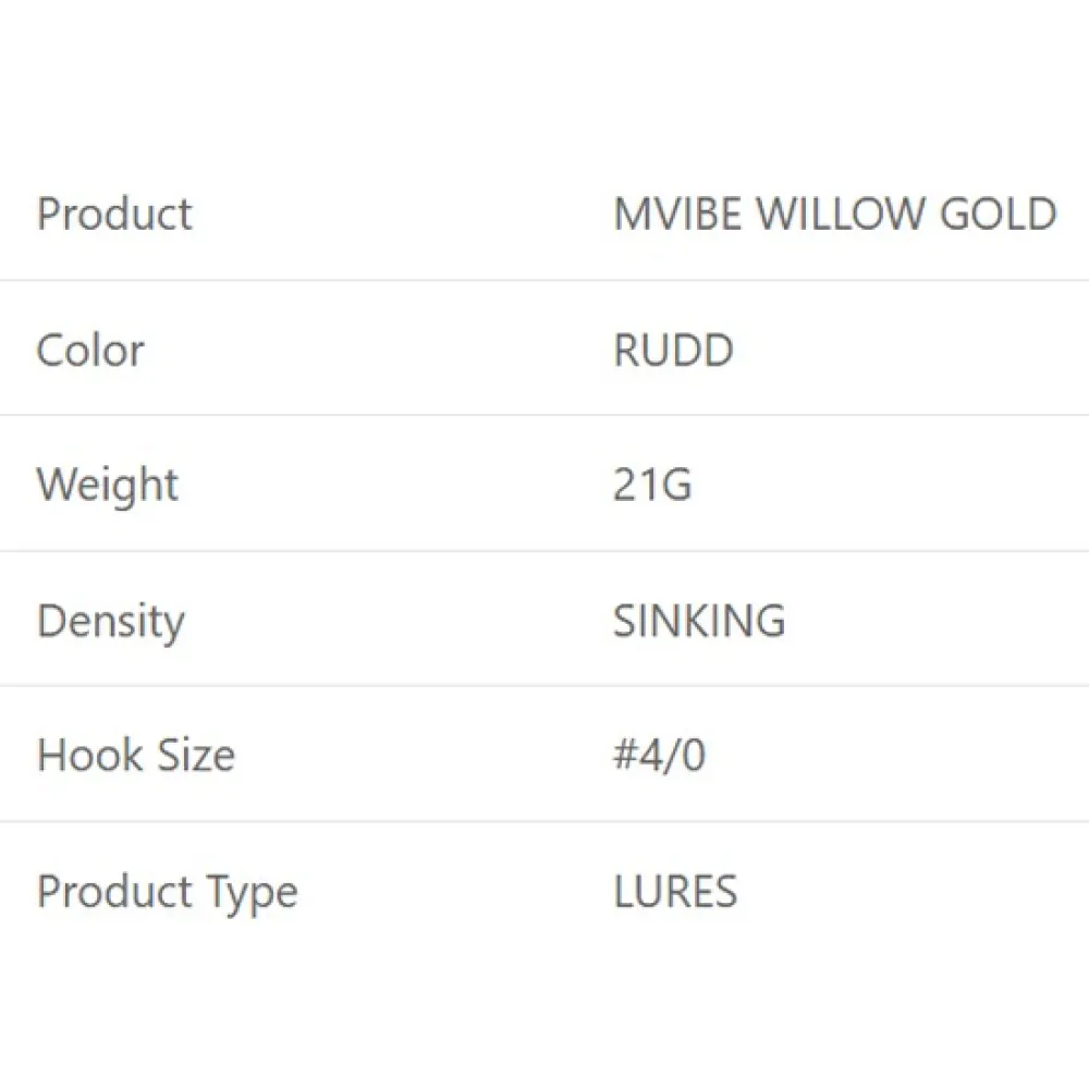 Купить Westin P246-1107-021-UNIT Spinnerbait Mvibe Willow Gold 4/0 21g Желтый Rudd 7ft.ru в интернет магазине Семь Футов