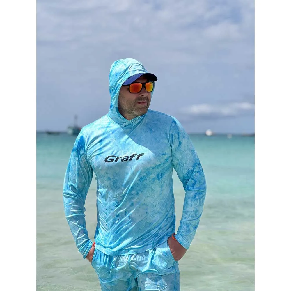 Купить Graff 964-cl-15/1-4xl Худи с УФ-защитой UPF 50 964-CL-15/1 Blue 30x10x5 7ft.ru в интернет магазине Семь Футов